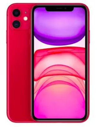 iPhone 11 Apple com 64GB - Vermelho