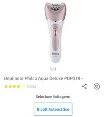 Depilador Philco Aqua Deluxe PDP01R R$95