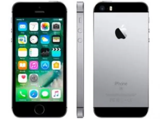 iPhone SE Apple 128GB Cinza Espacial