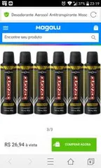 Desodorante Aerosol Antitranspirante Masculino - Bozzano Thermo Control Extreme 90g 6 Unidades