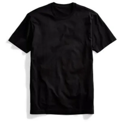 Camiseta T-Shirt Algodão - Preto - Frete Grátis