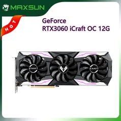 Placa de Vídeo RTX 3060 icraft OC 12G | R$ 4346