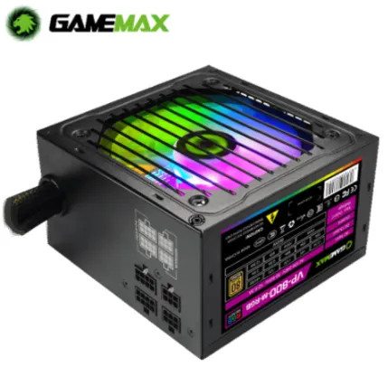 Fonte de alimentação Gamemax 800w RGB | R$406