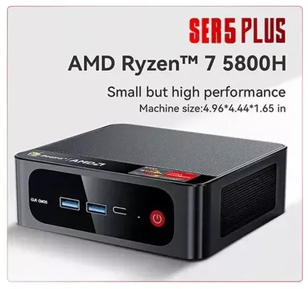 Mini PC amd ryzen 7 5800h windows 11 ddr4 16gb/ 500GB SSD NVME