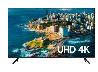 Smart TV Samsung UHD 4K 58CU7700 2023, Processador Crystal 4K, Gaming Hub Tela sem Limites 58" 58"