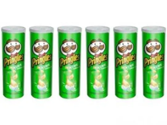 [APP] Kit Batata Pringles Creme e Cebola 6 Unidades - 120g Cada