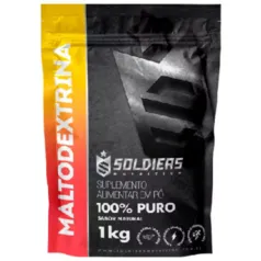 Maltodextrina 1 Kg - 100% Puro Importado - Soldiers Nutrition 