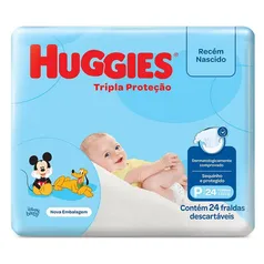 Fralda Huggies Tripla Proteção Jumbinho P Com 24 Unidades - PanVel Farmácias