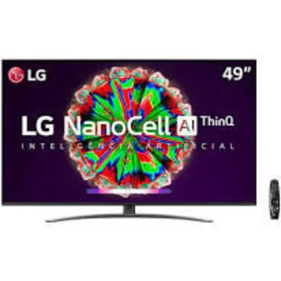 Smart TV NanoCell 49" LG NANO81SNA 4K | R$2.799