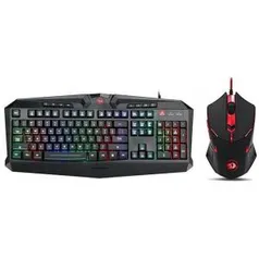 Combo Redragon Teclado Harpe K503 RGB, e Mouse Centrophorus M601 S101-1