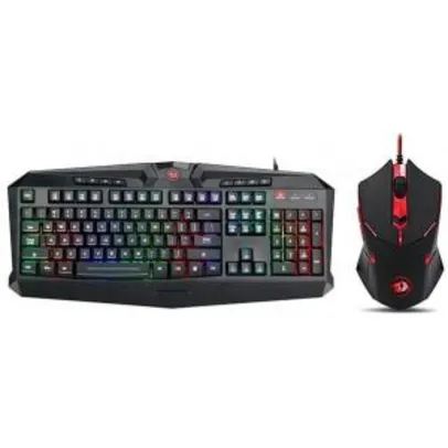 Combo Redragon Teclado Harpe K503 RGB, e Mouse Centrophorus M601 S101-1