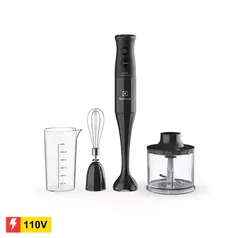 [Reembalado] Mixer Electrolux 3 em 1 Preto 400W com Tecnologia TruFlow (EIB10) - Misturador, Batedor e Triturador