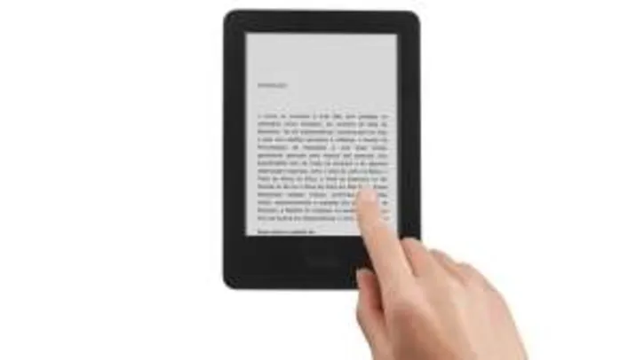 [Amazon] Kindle com tela sensível ao toque e Wi-Fi + Frete Grátis