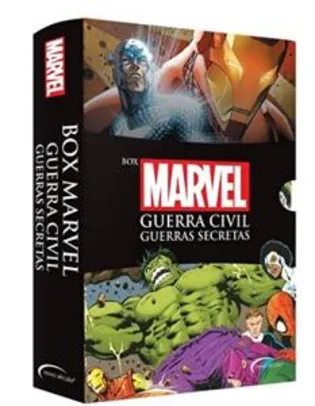 Box Livro Marvel Guerra Civil: Guerras secretas (Capa Comum) | R$ 26