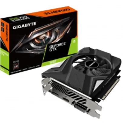 Placa de Vídeo Gigabyte GeForce GTX 1650 D6 OC, 4GB GDDR6, 128Bit, GV-N1656OC-4GD Rev 2.0