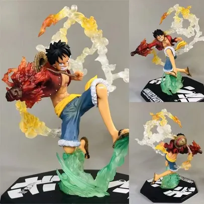 [R$ 4,99 PRIMEIRA COMPRA] One Piece Anime Monkey D Luffy Action Model