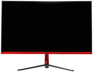 Monitor Gamer HQ Led Curvo 24" 1Ms 165Hz Hq 24Ghq-Black Rgb R3000 Bordas Ultra Finas Freesync Hdmi Display Port Preto