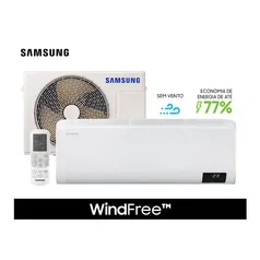 Ar Condicionado Split Inverter Samsung WindFree Sem Vento 9000 BTU/h Frio AR09AVHABWKNAZ  220 Volts