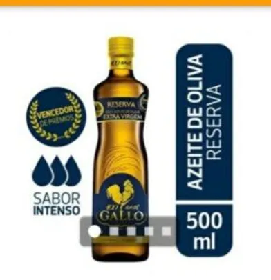 Azeite Extra Virgem Reserva Vidro 500ml - Gallo | R$22