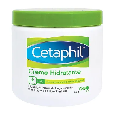 Cetaphil Creme Hidratante Galderma Pele Extremamente Seca e Sensível 453g