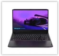 Notebook Gamer Lenovo Gaming 3i Intel Core i5-11300H, 8GB RAM, GeForce GTX 1650, SSD 512GB, 15.6 Full HD, Windows 11, Preto  - 82MG0009BR