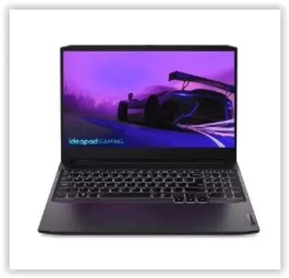 Notebook Gamer Lenovo Gaming 3i Intel Core i5-11300H, 8GB RAM, GeForce GTX 1650, SSD 512GB, 15.6 Full HD, Windows 11, Preto  - 82MG0009BR