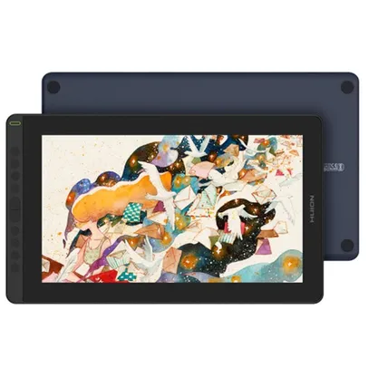 [AME R$1462] Mesa Digitalizadora Huion Kamvas 16 Azul