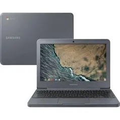 Chromebook Samsung 11,6" Intel Celeron 4GB RAM 16GB Grafite | R$1.359