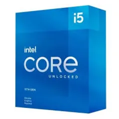 Processador Intel Core i5 11400F 2.6GHz (4.4GHz Turbo), 11ª Geração, 6-Cores 12-Threads, LGA 1200, OEM, BX8070811400F