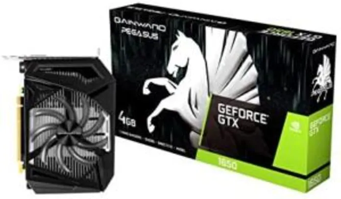 Placa de video GPU NV GTX1650 PEGASUS 4GB G6 128BITS- R$1655