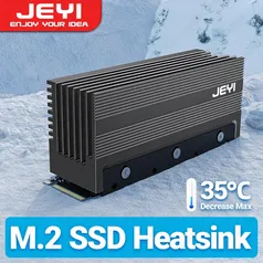 [TAXA INCLUSA] JEYI M.2 2280 Dissipador SSD, NVMe NGFF, Heavy Duty, Alumínio completo
