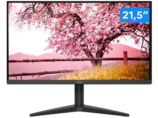 Monitor para PC AOC 22B1HM5 21,5” LCD/LED - Widescreen Full HD