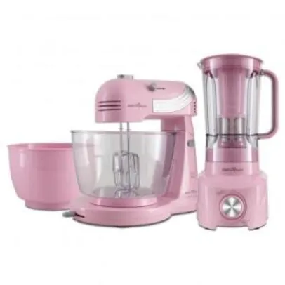 Kit Cozinha Britânia Cristal Pink BKT21 R$ 200