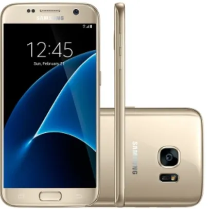 [Coringa Shopping] Samsung Smartphone Galaxy S7 G930F Dourado 4G 12MP 32GB - Desbloqueado por R$ 2155