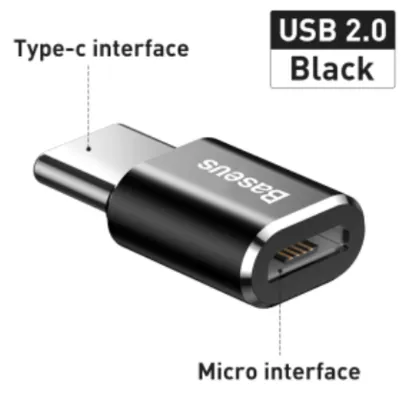 Adaptador Micro USB para Tipo C Baseus