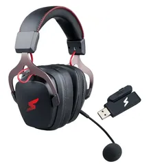 Headset Gamer SuperFrame Wind V2, Wireless, Drivers de 50mm, 7.1 Surround, RGB, USB + USB-C, Bluetooth, Black, SF-H05-V2