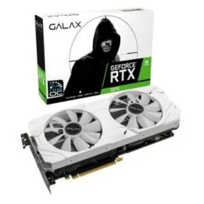 Placa de Vídeo Galax NVIDIA GeForce RTX 2070 EX White 8GB - R$2399