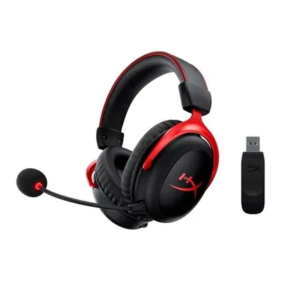 Headset Gamer HyperX Cloud II, Wireless, Som Surround 7.1