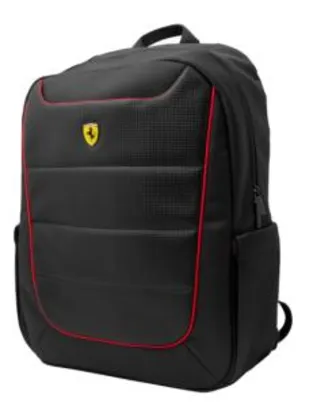 Mochila Ferrari New Scuderia Preta Para Notebook Até 15,6" por R$ 87