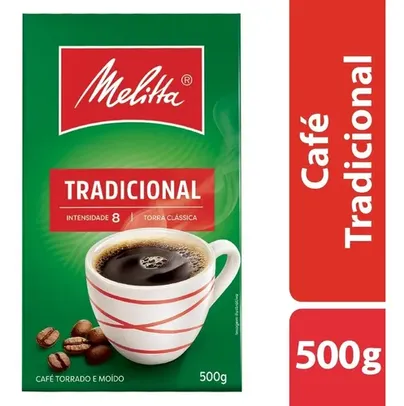 Café Torrado E Moído A Vácuo Melitta 500g