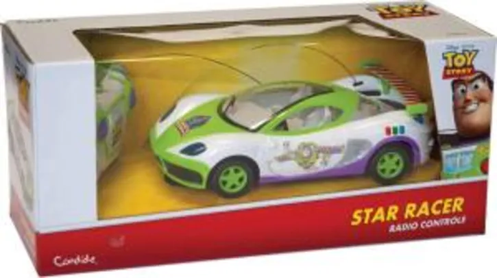 [Prime] Star Racer Toy Story 3 Funções, Candide, Verde/Branco | R$ 64