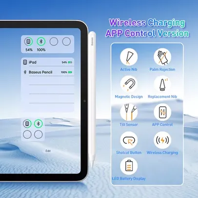 Caneta Baseus Stylus para iPad Apple Pencil 2nd Gen