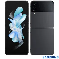 Smartphone Samsung Galaxy Z Flip4 5G Preto, 128GB, 8GB RAM e Câmera Dupla de 12MP