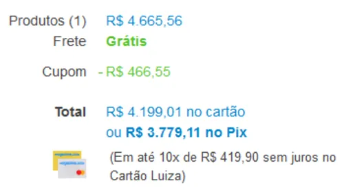 Imagen na descrição da promoção