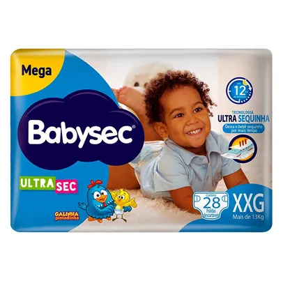 Fralda BabySec XXG -28 unidades