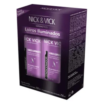 Saindo por R$ 44: Kit Nick & Vick Nutri Pro-Hair Loiros Iluminados - R$44,20 | Pelando