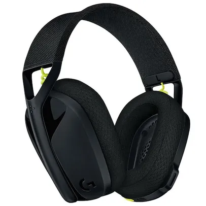 Headset Gamer Sem Fio Logitech G435 Bluetooth e Lightspeed - Preto