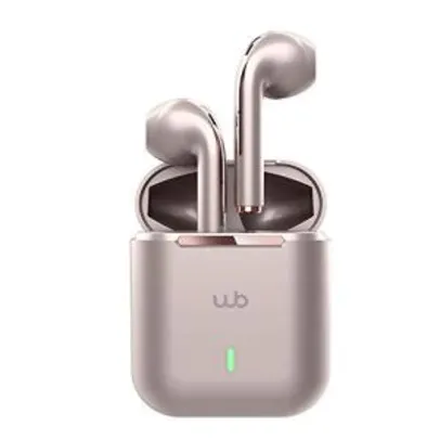 Fone de Ouvido WB Pods Rosa Sem Fio TWS Bluetooth 5.1 Controle por Toque - R$212