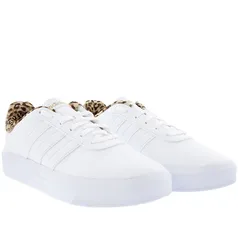 Tênis Adidas Court Plataforma Casual Feminino Animal Print Branco