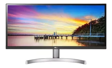 Monitor gamer LG UltraWide 29WK600 led 29 branco e preto 100V/240V